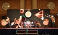 Japanese event LED screen TAIKO drummer